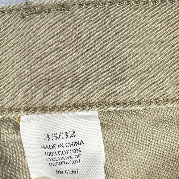 Polo Ralph Lauren Pants Jeans Classic 867 Brown Khaki Tan Men’s 35X32 - Picture 12 of 14